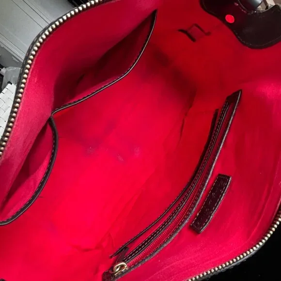 Dooney & Bourke Black Leather Satchel - BAG SALE! - Picture 13 of 14